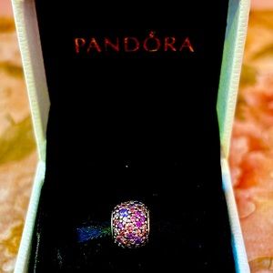 Pandora Multi-coloured crystal charm